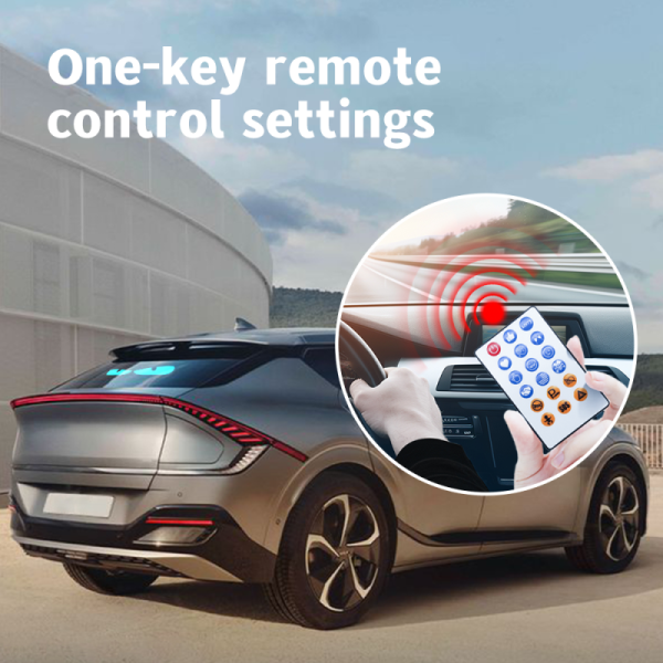 Weather Proof Demon Eye DIY Flexible LED Display Remote App Control For Car Truck