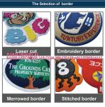Sew Iron On 100% Embroidered Fabric Cloth Patch Iron On Patch 3D Custom