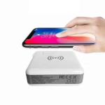 2 USB Port ABS 5W 6700mAh Qi Wireless Power Bank