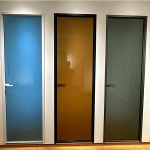 Wholesale Customizable Tempered Glass Swing Door with Color Options for Modern Design from china suppliers