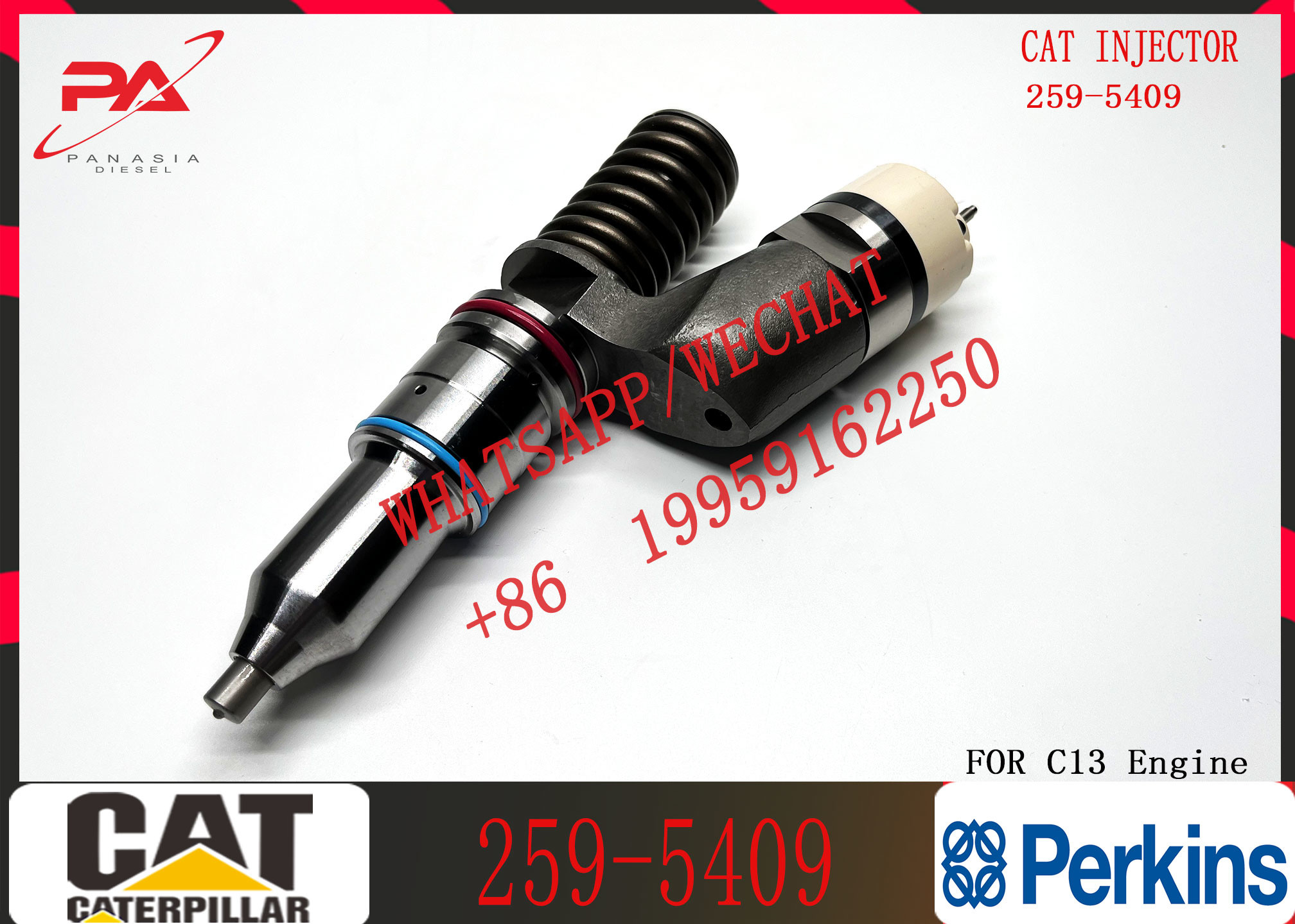 C13 Engine injectors 253-0608 259-5409 10R-0961 212-3463 10R-1258 212-3465 10R-3258 10R-2977