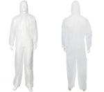 S M L Elastic Cuffs Non Sterile Disposable Coverall Suit