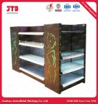 4 Layers Glasses Shelf Supermarket Make Up Shelving 1600mm Heavy Duty