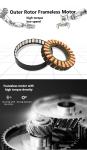 Faradyi WK2806 Ring Frameless motor For 3-axis Gimbal Camera 12V High Torque Low