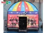 Best Inflatable Tent 5m 16.5ft Disco Dome Inflatable Bounce House With Disco