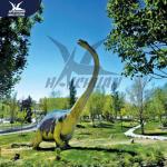 Winter Garden Decorative Realistic Dinosaur Models In Steel Frame