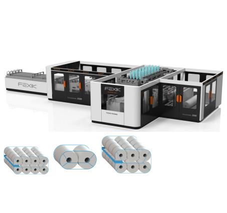 High Speed kitchen towel toilet paper roll packing machine production line in