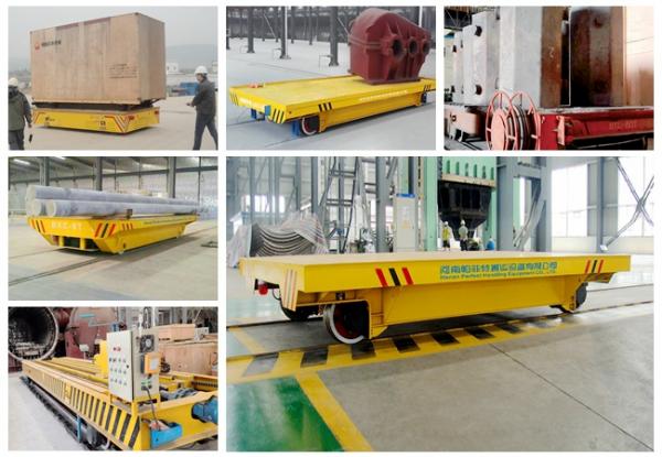Steel Box Structure Transfer Carts Lathe Equipment Rail Guided Transfer Carriage