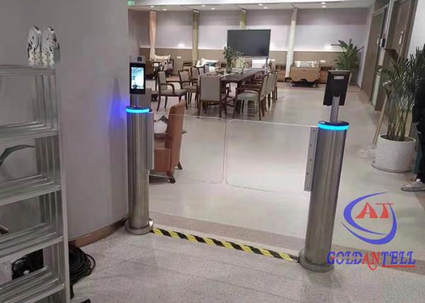 0.3s Cylindrical Swing Turnstile Face Recognition Temperature Swing Turnstile