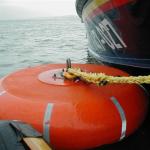 Marine Chain Through Buoy for Towboat Dock Defensev Mooring Buoy