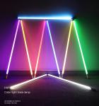 New design T8 led tube light new style RGB colored tube work light video light