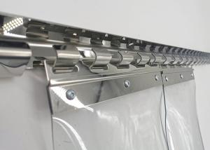 Wholesale Wall Mounted Stamped Components Stainless Steel Pvc Strip Curtain Kit Mounting Bracket from china suppliers
