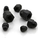 M3-M12 DIN7983 SS304 Decorative Stainless Steel Nylon Cap Nuts For Light