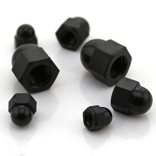 M3-M12 DIN7983 SS304 Decorative Stainless Steel Nylon Cap Nuts For Light