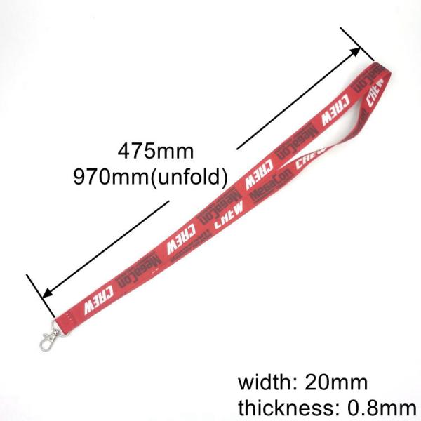 Plain Eco Friendly Trade Show Lanyards , Polyester Cool Looking Lanyards