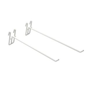 Wholesale Silver Shelving Accessories Wire Mesh Grid Wall Hooks 400mm 350mm 300mm Length from china suppliers