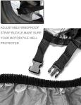 Silver Motorcycle Rain Cover Sun UV Prevent For All Weather Rust Resistance