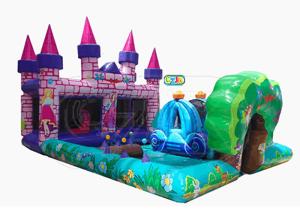 Wholesale Commercial Inflatable Bounce House Combo Princess Castle Play Zone Customized Size from china suppliers