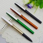 Gel pen,Promotional gel-ink pen with cap,black rubber gel-ink pen