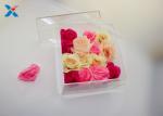 Clear Lid Acrylic Flower Box Luxury Plexiglass Flower Box Eco - Friendly