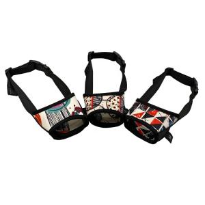 Wholesale Prevent Biting Fight Dog Pet Muzzles Polyester Breathable Dog Muzzle from china suppliers