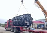 EVA Material Foam Filled Fender With Tires And Chain Net For Ship Protection