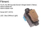 Auto Power window switch FR,RL,RR for Hyundai sonata 8 Single switch 2011-2015