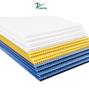 Wholesale Eco Friendly PP Corrugated Sheet 8mm 10mm Polypropylene Roofing Sheets from china suppliers