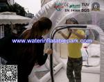 Outdoor Transparent Inflatable Bubble Tent For Party , Clear Igloo Tent