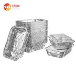 Food Grade Disposable Aluminum Foil Food Container Aluminum Tray Rectangle