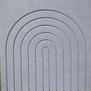 Wholesale High Density Acoustic Panels Soundproof Felt Stylish Pattern Design Flame Resistant Wall Decor from china suppliers