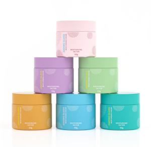 Wholesale 1oz Coloured Glass Cosmetic Jars Empty Face Cream Jars Durable from china suppliers