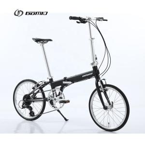 Wholesale GOMID Custom Foldable City Bike Aluminium Alloy Bisiklet V Brake Bicicletas with SHIMANO Gear Kit and SCHWALBE Tires from china suppliers