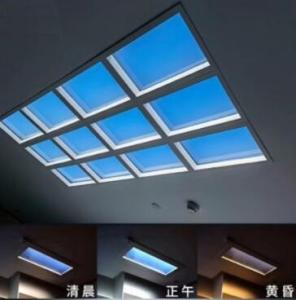 China 1200*600mm big Artificial Blue Sky Led Skylight Ceiling Panel modern healthy sunshine lightings on sale