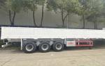 CIMC 3 / 4 Axles Fence Semi Trailer 60 70 Tons Fenced Cargo Trucks SHACMAN