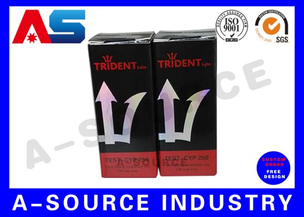 10ml Vial Boxes For Pharmaceutical Glass Vials Bodybuilding Printing 10ml labels