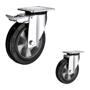 Wholesale No Marking 350kg Loading 10 Inch Heavy Duty Caster Wheels With Aluminium Core from china suppliers