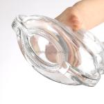 Super Flint Glass 250ml 500ml 750ml Brandy Liquor Bottles with Customizable