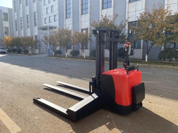 Customization Electric Pallet Stacker Forklift Truck Walking Handle Tape 3000