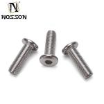 Metric Grade 8.8 A2-50 M6 Stainless Steel 304 Flat Hex Socket Head Male and