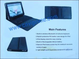 Wholesale Bluetooth Laptop Keyboard With Leather Case For 10 Inch IPad Keyboard from china suppliers