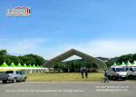 Big Outdoor Event Tents With Aluminum Frame PVC Waterproof Cover Curve Heart