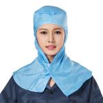 Lint Free Stripe Polyester Fiber Electronic Factory ESD Work Hoods Cleanroom ESD