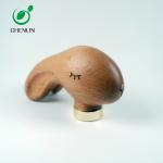 Walnut log solid animal carving bent umbrella handle head black walnut solid