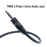 1M 2M 3M 3 Poles TRS Male to Male 3.5mm Aux Stereo Jack Audio Cable for Speaker