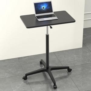 Wholesale Pneumatic Base Standing Desk for Mini Bar Counter in Small Wooden Home Office and Laptop from china suppliers