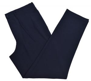 China Custom Slim Fit Tailored Trousers , Custom Mens Pants Navy All Season on sale