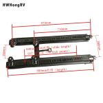 Motorhome rear seat inlaid floor slider track runner van recessed seat floor
