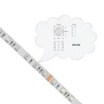 Flexible LED Strip Light 5050 Set RGB DC 24V 12V 60 Leds For Building