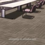 Striped Solution dyed 1/12 gauge Invista nylon 6 carpet tile